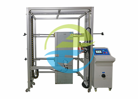 IEC60335-2-24 جهاز اختبار الأجهزة الكهربائية بالثلاجة جهاز اختبار التحمل بزاوية الباب - 90 درجة