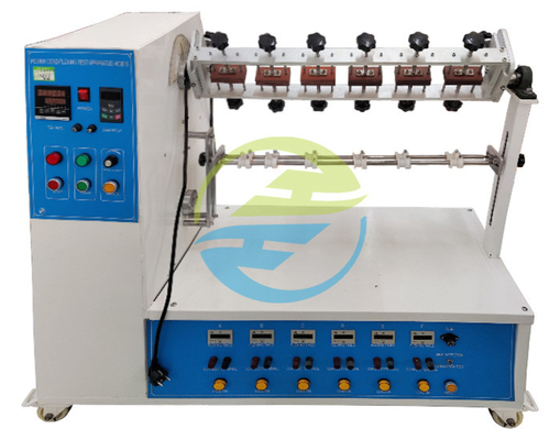 UL817 اختبار ثني سلك الكهرباء 6 محطات اختبار قوة الشد الذكي ± 180 درجة قابلة للتعديل دقة عالية تصميم دائم