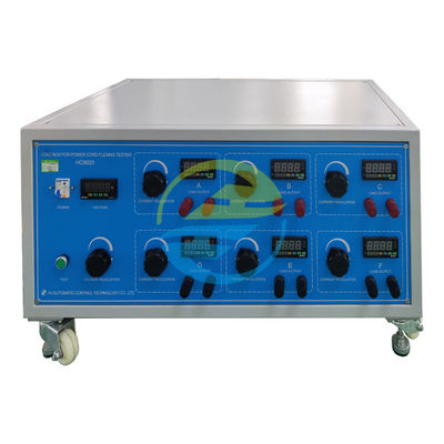 AC220V ± 5% 60Hz التيار الخارجي 0 ∼ 280V معدات اختبار الكابلات ذات 6 محطات
