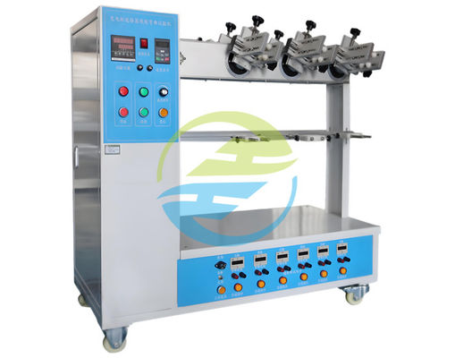 سعر جيد EV Charging Connector Cable Tester with 0-60 Times/Min Swing Speed 0-180 Swing Angle and 6 Stations for Tensile Strength and Flex Durability Testing الانترنت